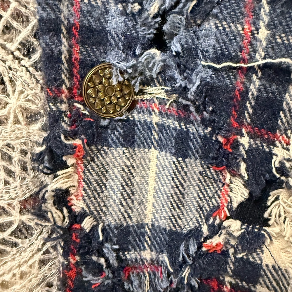 Pol Medium Oversized Patchwork, Lace, Mixed Fabri… - image 6